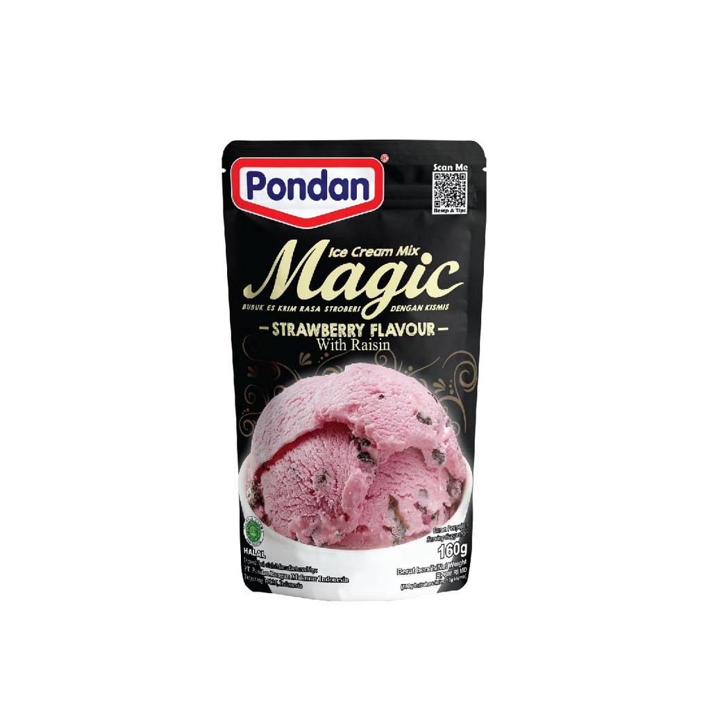 PONDAN ICE CREAM MIX MAGIC POUCH 160g