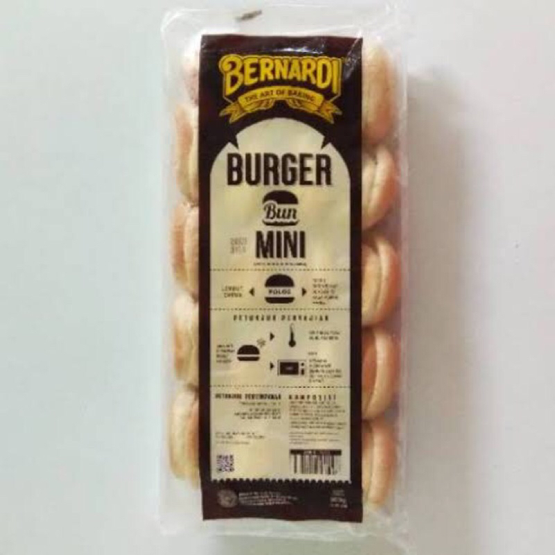 bernardi roti burger mini isi 20
