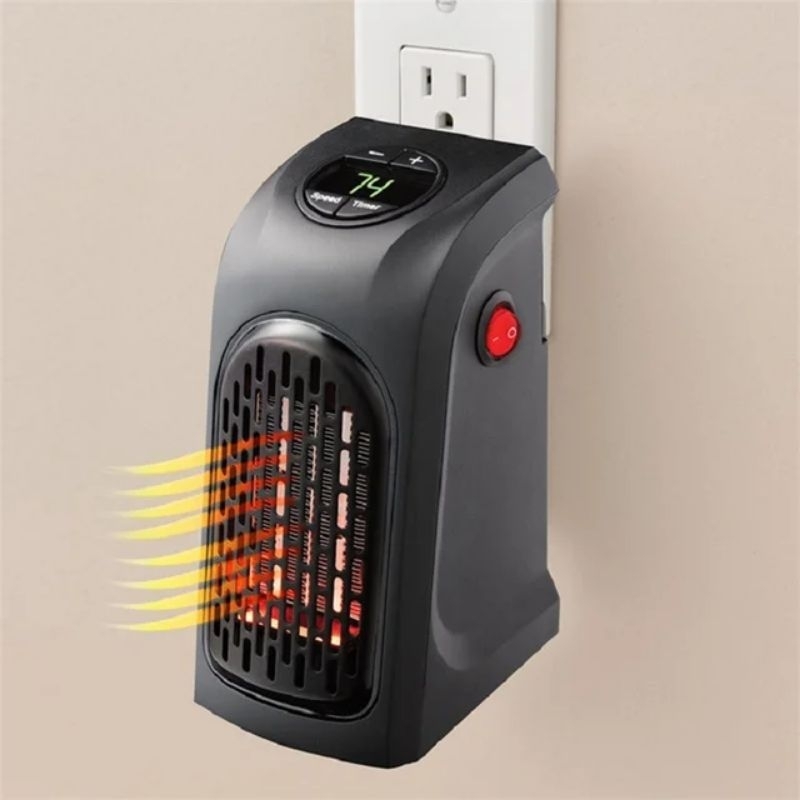 Penghangat Ruangan Portabel / Blower Mini Pemanas Ruangan Digital Handy Heater 400W