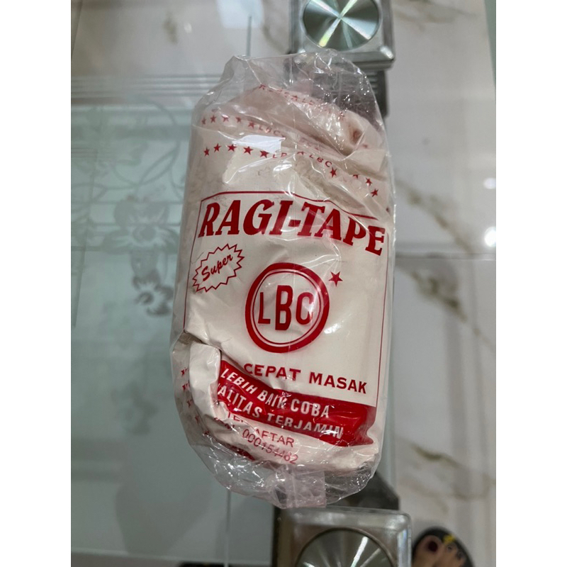 

Ragi Tape Ketan/ Ragi Peyeum Singkong LBC Bubuk Asli PRESS isi 10sachet (Merah)