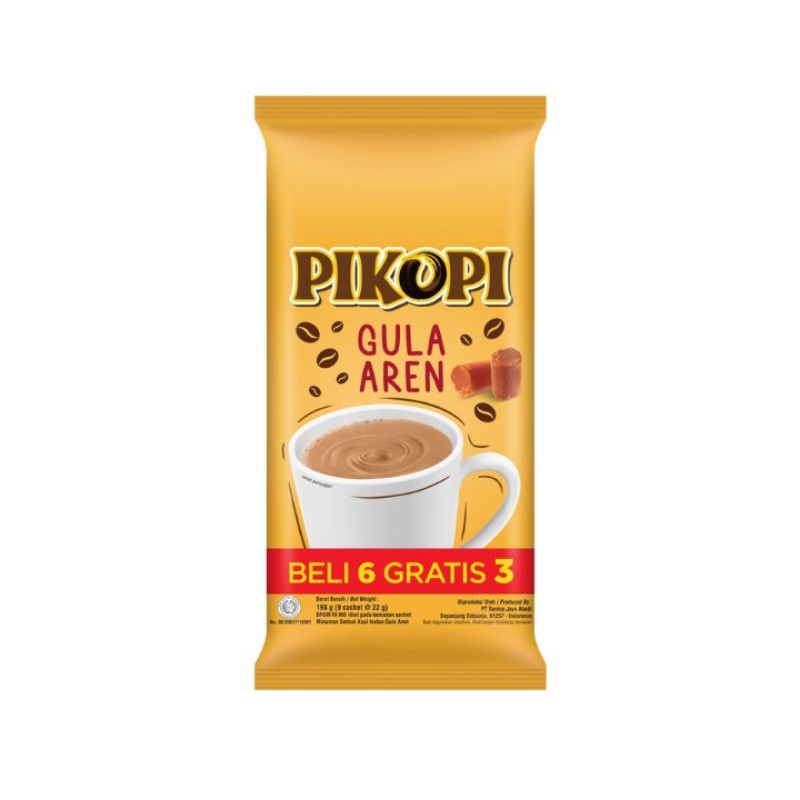 

Pikopi Kopi Instan Gula Aren 9x22 gr