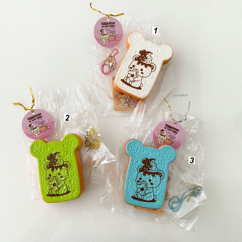Promo yummiibear mini toast series squishy