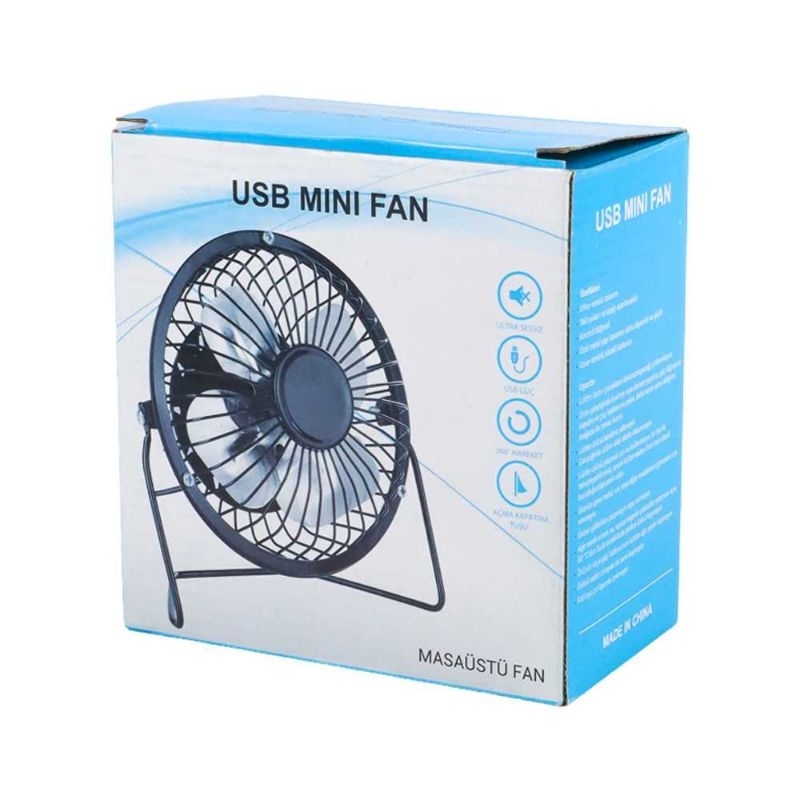 SANHUAI Kipas Angin USB Fan - YR-F001 Hitam