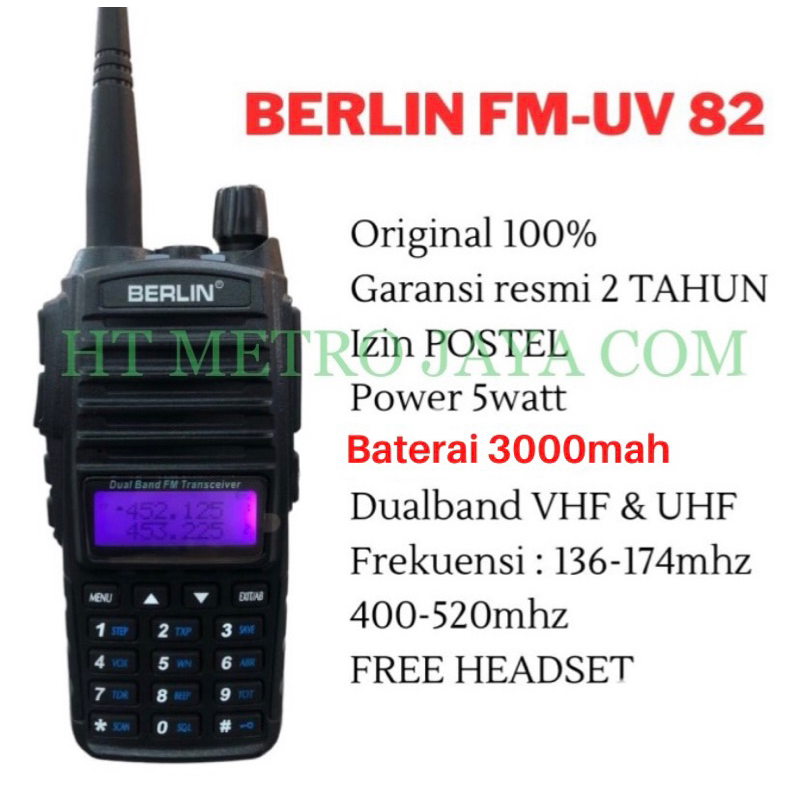 HT BERLIN FM UV82 DUALBAND