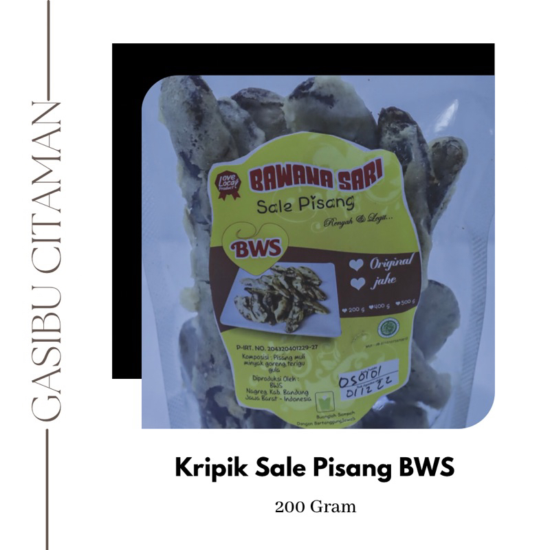 

Keripik Sale Pisang BWS | Snack Gasibu Citaman