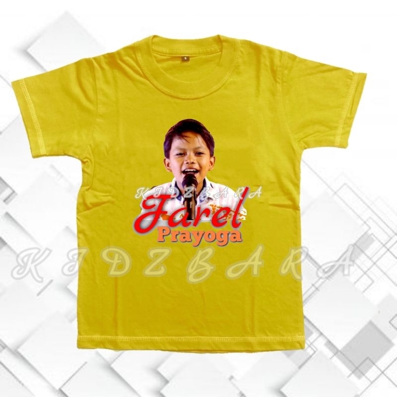 Farel orayoga|BAJU ANAK KAOS ANAK fen Farel prayoga( FREE CETAK NAMA)