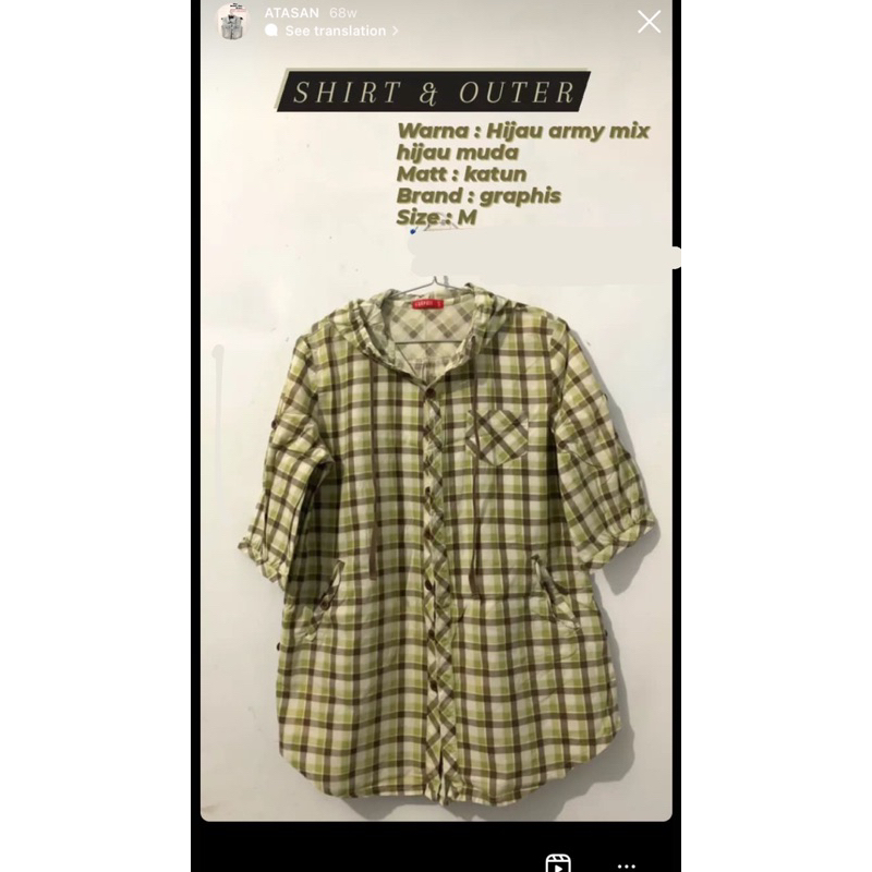 PRELOVED KEMEJA GRAPHIS