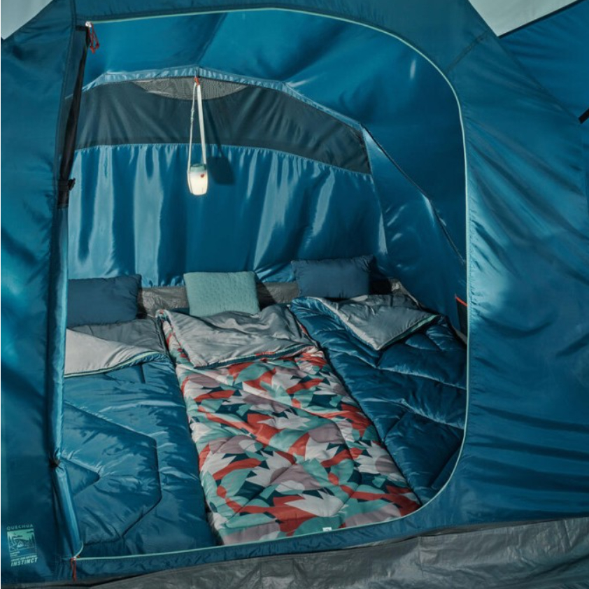 Quechua Tenda Arpenaz 4.1 Family Dome Camping untuk 4 - 6 Orang - Tosca