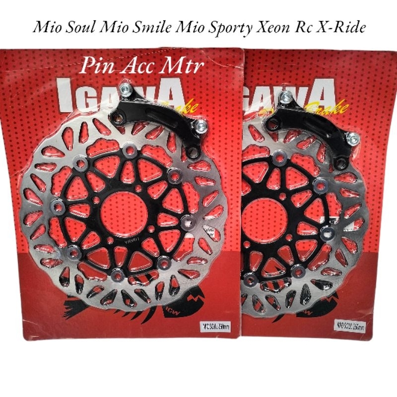 Disc Cakram Breke IGAWA 260mm Model PSM/Mio Soul/Mio Sporty/Mio Smile/Lobang baut 4/Beat Esp/Beat pop/Vario110/Vario125 Old/Vario150 Old/PNP Untuk lobang baut 4