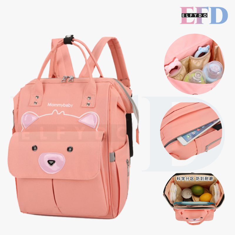 ELFYDO ELF1448 TAS BAYI RANSEL MOMMY BAG BEAR