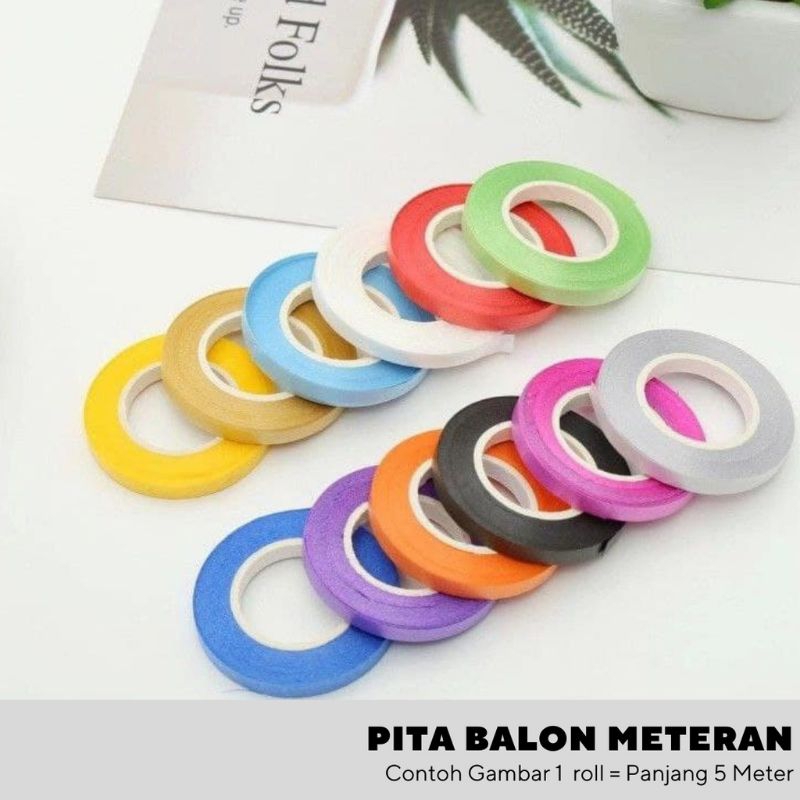 

Pita balon roll kecil 5meter