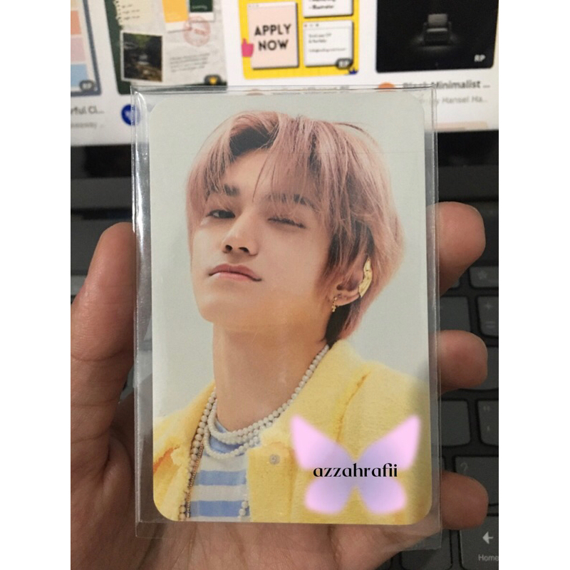 Acrylic keyring wink taeyong departure nct beyond live (set photocard pc + keyring)