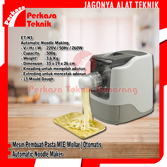 Automatic Noodle Maker Mollar ET-N3 Mesin Pembuat Pasta Mie Otomatis