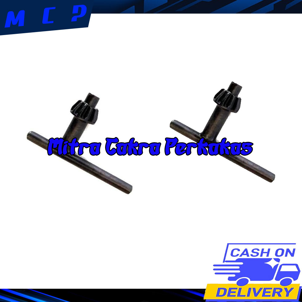 PALING LARIS Kunci Kepala Bor Key For Drill Chuck Curah Hitam 10 mm