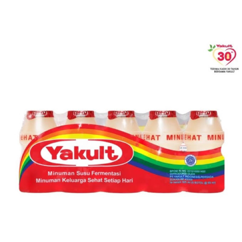 

YAKULT - Minuman Frementasi Isi Pack Isi 5 Pcs @65 ML