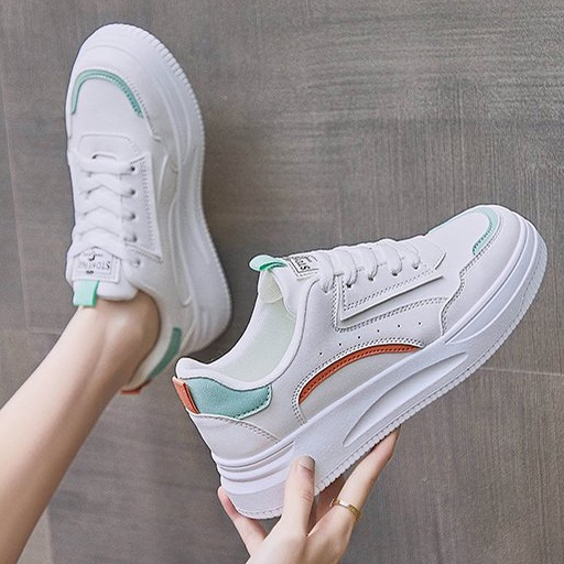 COD Sepatu Sneakers Casual Wanita Sepatu Sneakers Putih Wanita Kekinian Korean Style Wanita Sepatu  Azgalery SPT-23