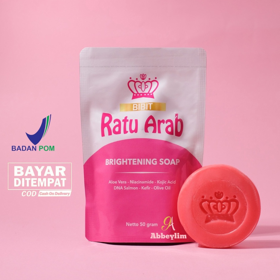 Ratu Arab Brightening Soap BPOM | Sabun Brightening Ratu Arab Original BPOM