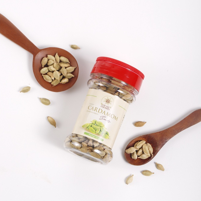 

Locale Farmers Cardamom Seeds Kapulaga Hijau / Arab 40 Gram Bumbu Masak Rempah Asli