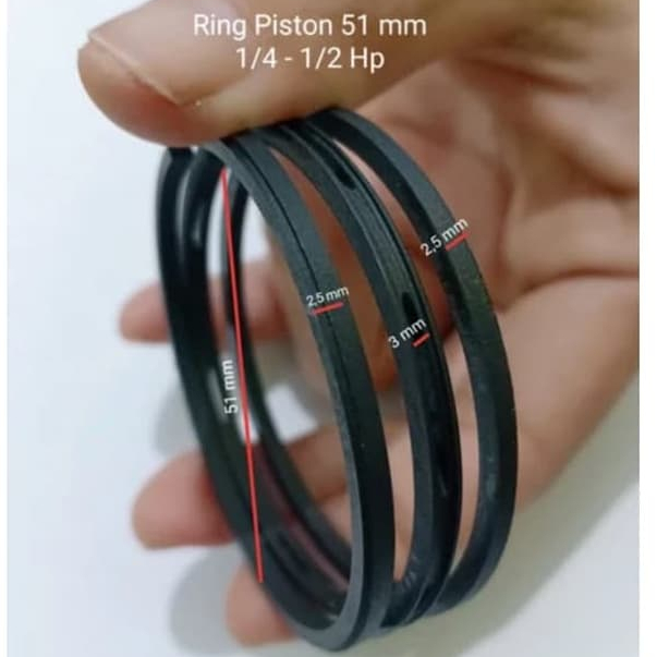 Jual Ring Piston Kompresor Angin Hp Mm Shopee Indonesia