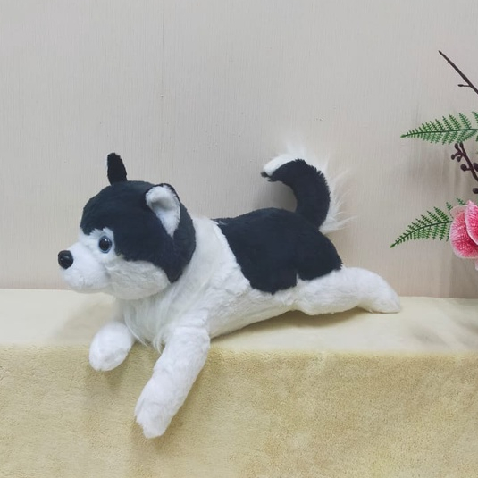Boneka Husky Bulu/Boneka Animal/Boneka Srigala