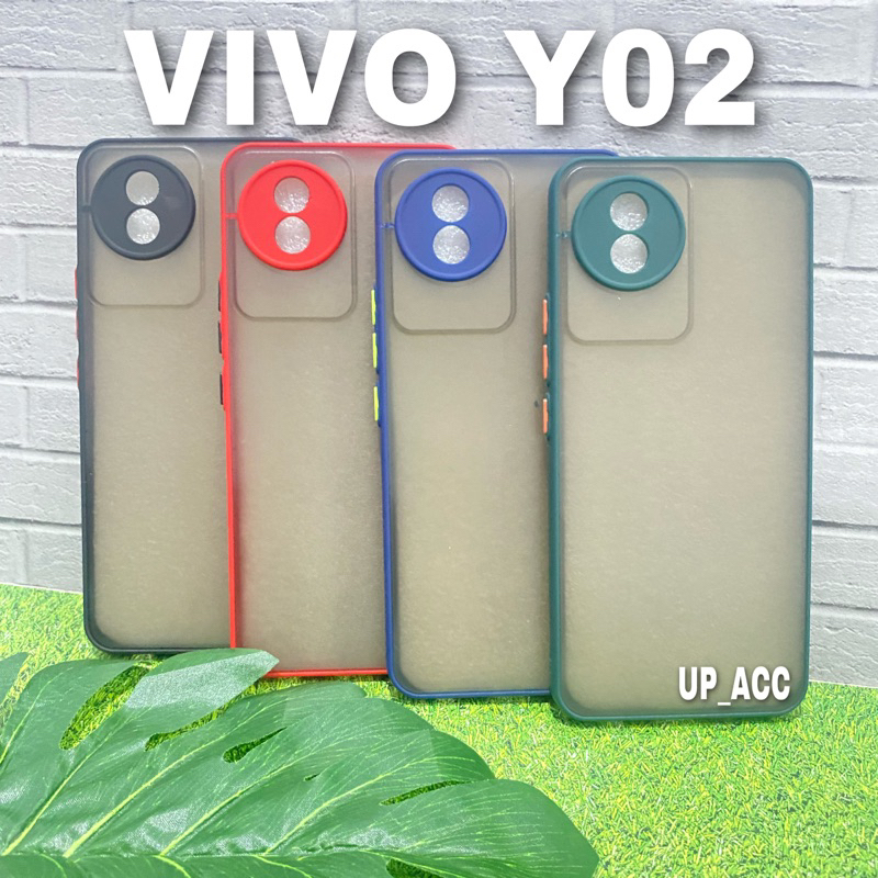 VIVO Y02 / Y16 / Y22 / Y35 / Y71 / Y75 5G Case Bumper Candy Matte FUZE Dove PROTECTOR Hybrid My Choice