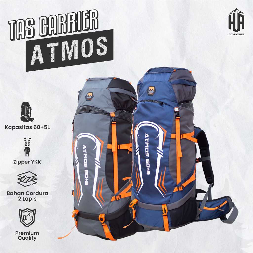 TAS CARRIER 60 UP TO 65 LITER ZARVENTURE SERI ATMOS