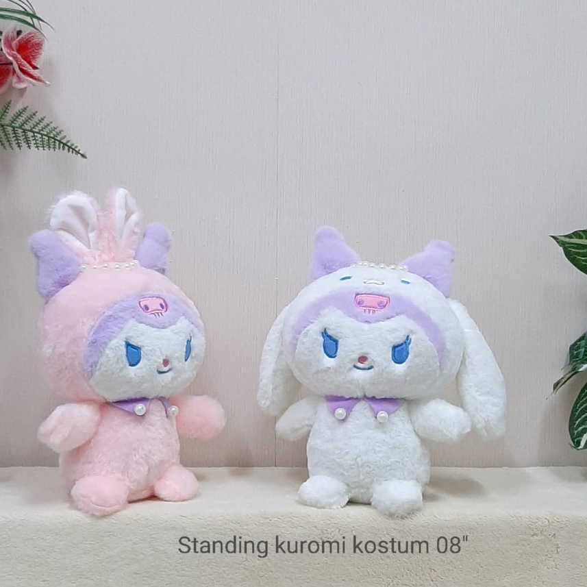 Boneka Cinamorol Topi Size 8&quot;/23cm/boneka kuromi/boneka karakter/boneka anak lucu/