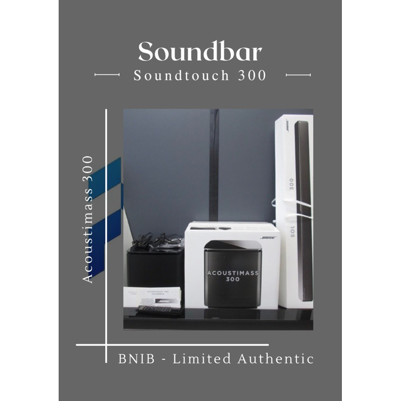 Hometheater Bose Soundtouch300 Acoustimass300