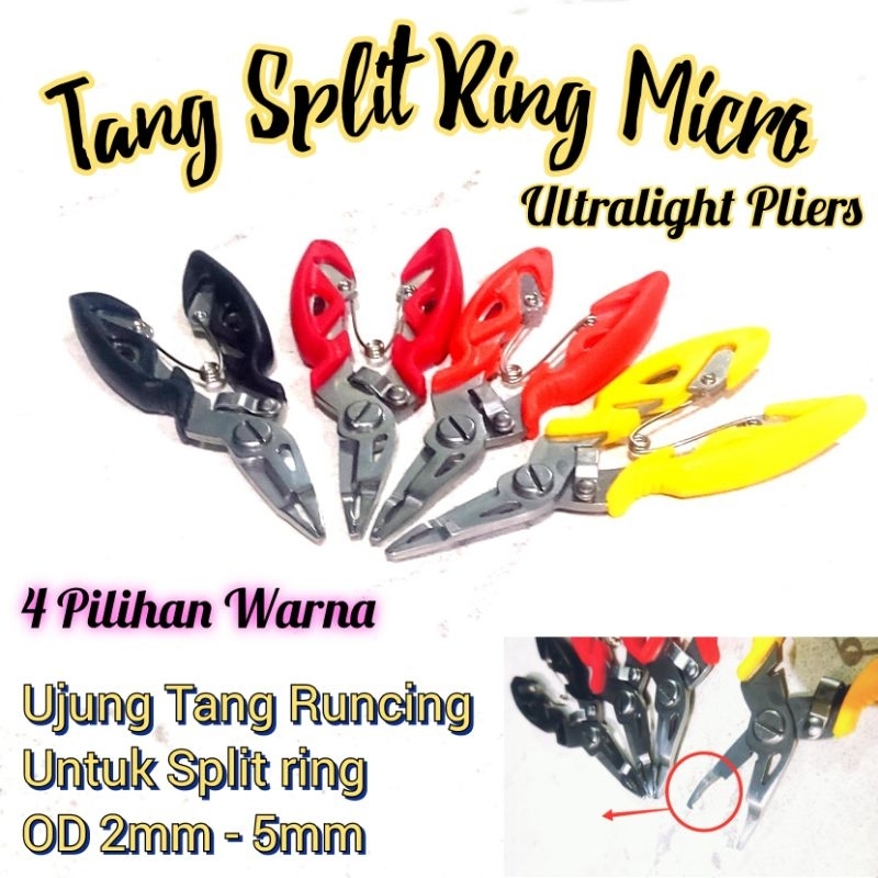 Tang Split Ring Micro Pliers 4 Warna