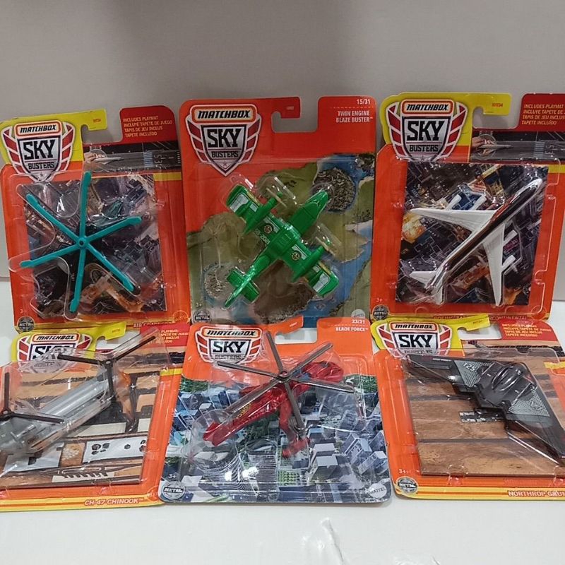 MATCHBOX ORIGINAL DARI MATTEL - MATCHBOX SKY BUSTERS