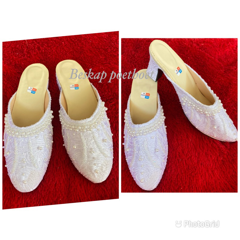 selop pengantin akad nikah putih white payet resepsi hak sedang tahu couple pria wanita sepasang pre