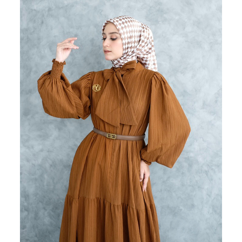 Ounadoutfit Mariyam Dress premium | dress wanita premium | dress muslimah | dress polos wanita | dress busui