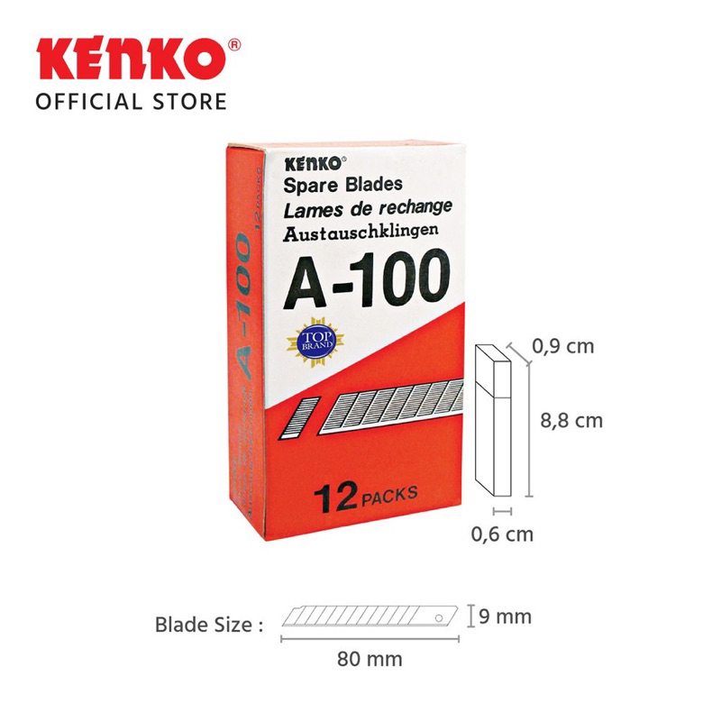 KENSHO Isi Refill Kenko Cutter Blade A - 100