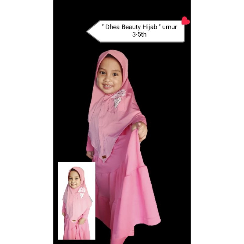 Hijab Kid's Beauty Ice by Dhea || Hijab Anak Instan 3-5th