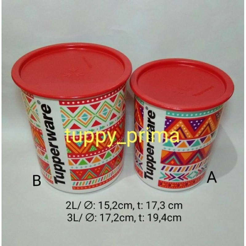 Zig-Zag Canister / toples merah kedap BARU ORI