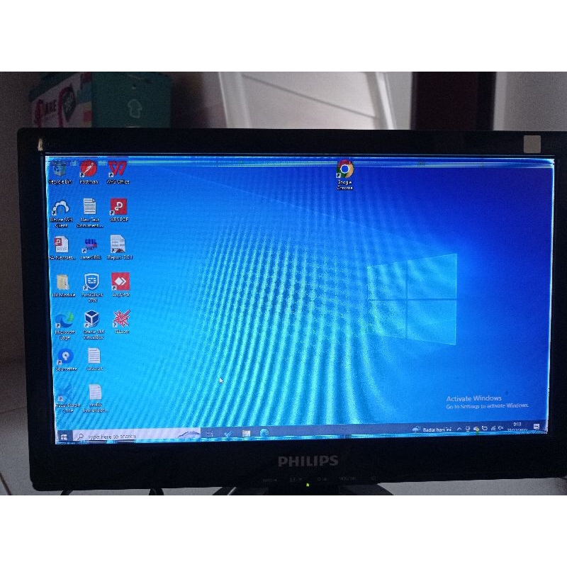 Monitor LED Philips 16 inch 160EL (BEKAS)