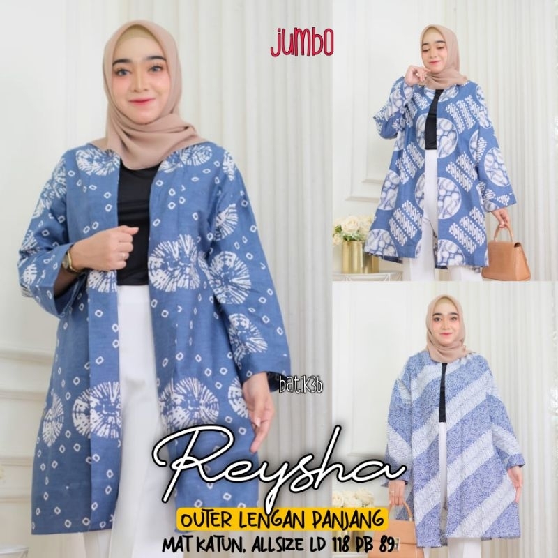 Maxicardi outer super jumbo batik cewek murah kekinian kasual Baju outer wanita etnik tradisional casual kerja seragam kembaran muslimah muslim paling laris adem halus enak cardi blazer rompi vest outer wear longcardi muslim muslimah dipakai keren