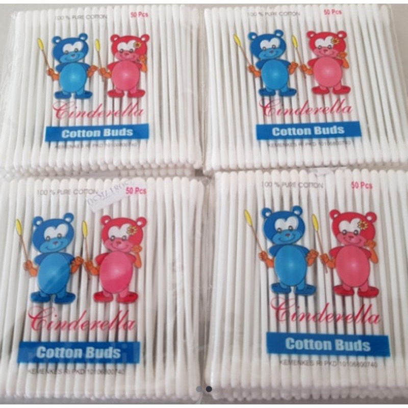 SELECTION Cotton Bud Indonesia / Kapas Stik Ulir Baby 100pcs 180pcs Box Ziplock Refill