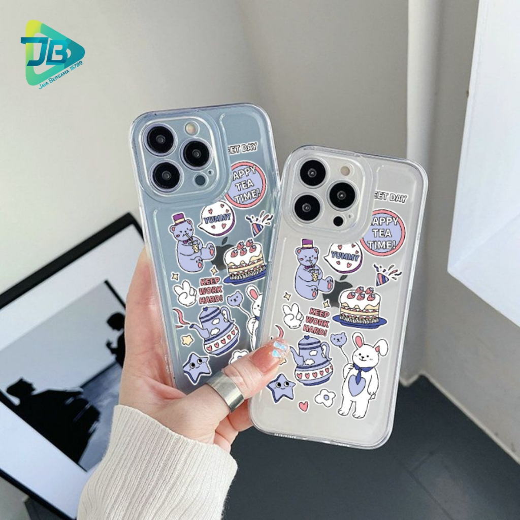 CUSTOM CASE SOFTCASE SILIKON CLEAR BENING YUMMY CUSTOM CASE SAMSUNG J2 PRIME GRAND PRIME A04 A04S A23 A13 A03 A20 A30 A03S A50 A50S A30S JB6634