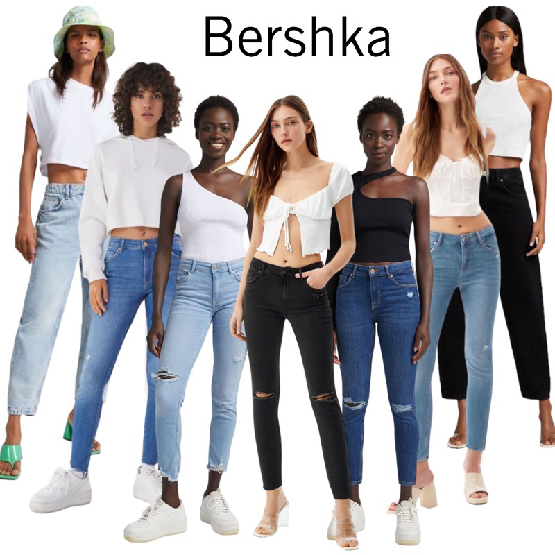 Celana Jeans Remaja Wanita Bershka