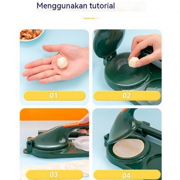 Alat Pembuat Kulit Pastel / Alat Cetak Kulit Pangsit Cetakan Pastel / Set Cetakan Kulit Pangsit Manual Anti Gagal 3in1 / Cetakan Dimsum Anti Lengket / Cetakan Press Adonan Pangsit Handmade Serbaguna / Cetakan Dumpling Mudah dan Praktis