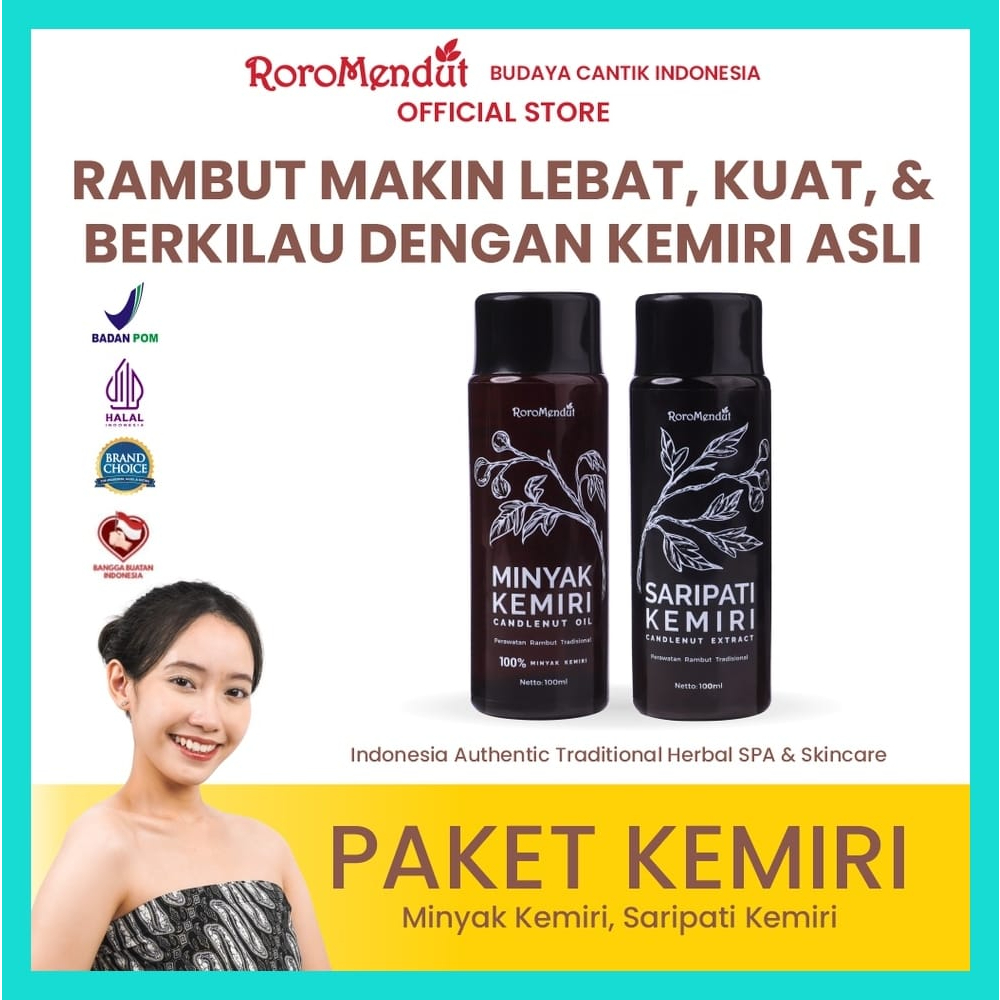 Roro Mendut Paket Kemiri (Minyak Kemiri dan Saripati Kemiri)