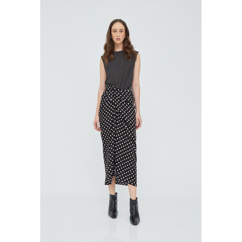 ShopatVelvet | Minnie Mouse Double Dots Wrap Dress