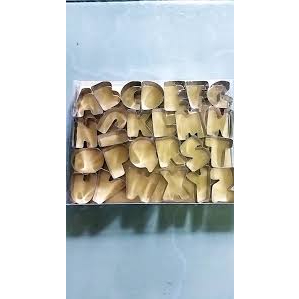 READY Cetakan Wortel Huruf Dan Angka - Cetakan Stainless Tumpeng