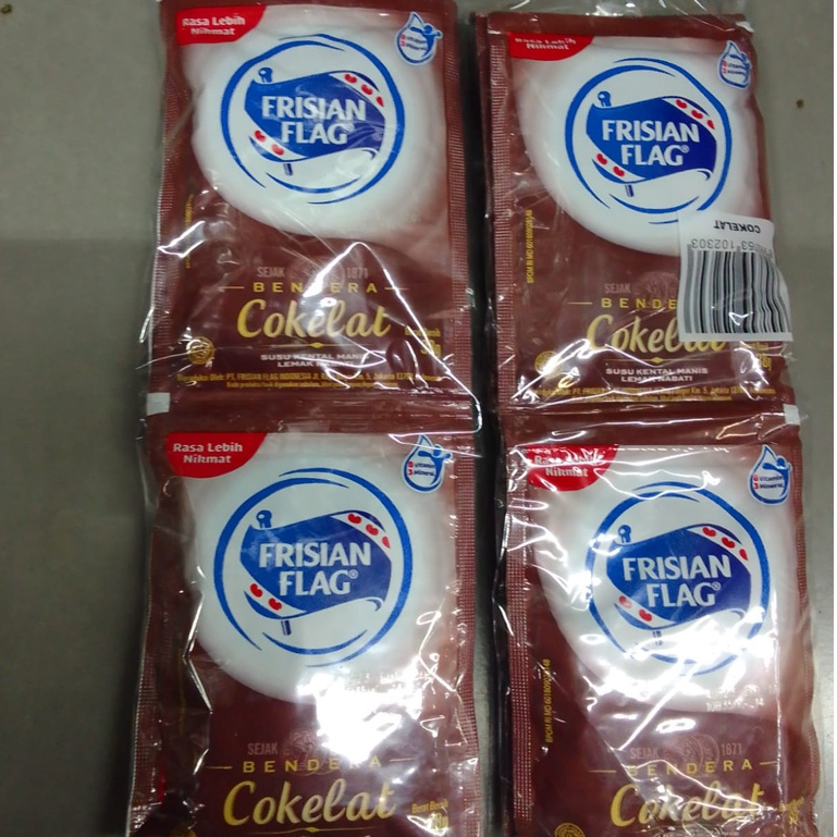 

SUSU BENDERA COKELAT FRISIAN FLAG SACHET RENCENG 6 Sachet X 38 Gram