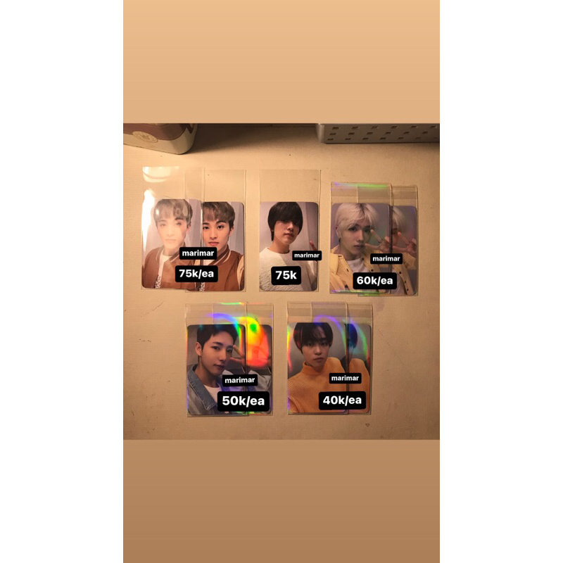 READY STOCK - NCT DREAM GLITCH MLDE BENE YGM, ACRYLIC KEY RING JENO JAEMIN TRADING CARD SANRIO