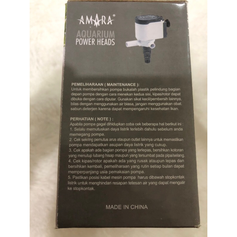 MESIN POWER HEAD AQUARIUM AMARA AM-1800A