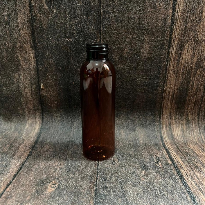 Botol plastik coklat BR 100ml / 100 ml Amber (hanya botol saja)