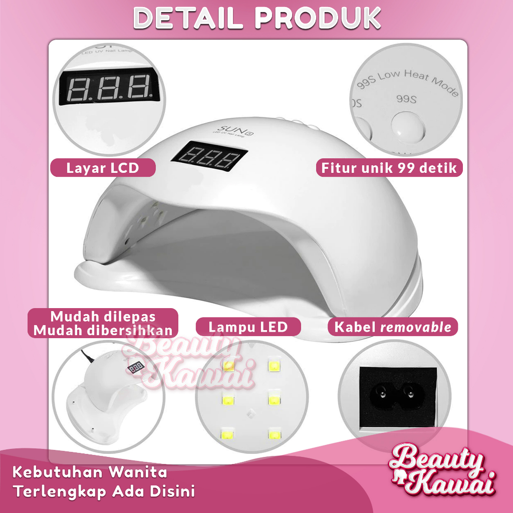 Sinar UV Kutek LED Perawatan Kuku SUN Mini Portable USB