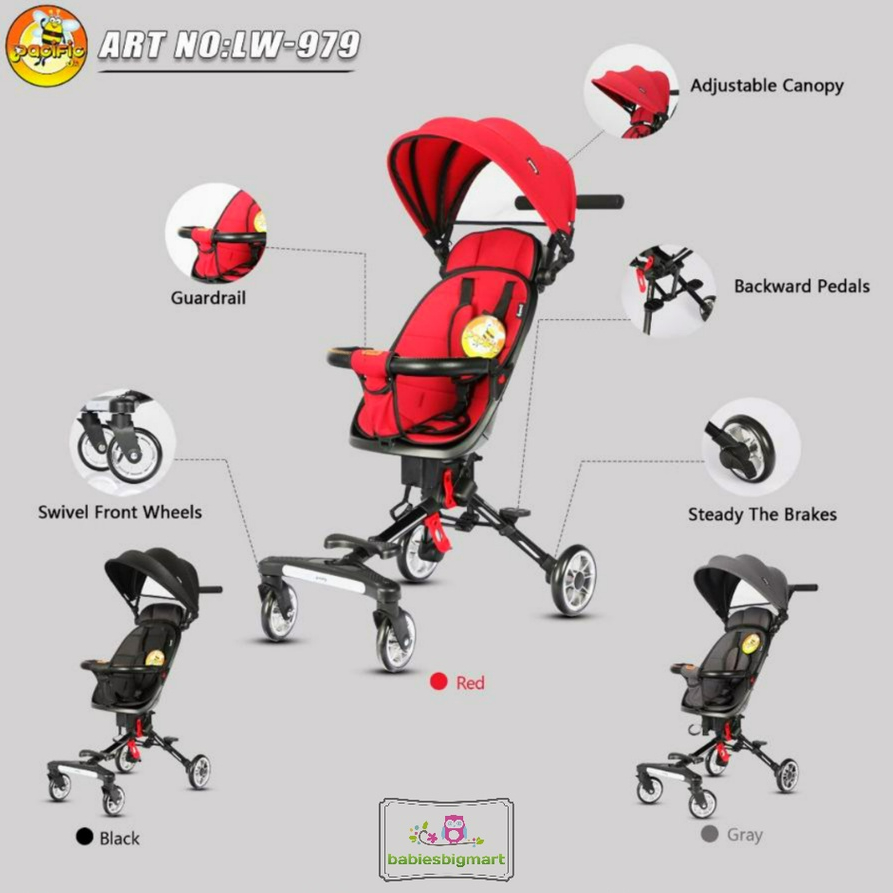 MAGIC STROLLER EXOTIC LW 979 LW 959 LW 989 LW 999 1 LW 002 LW 007 LW 129 LW 118 LW 211 LW 212 PACIFIC KERETA DORONG STROLER